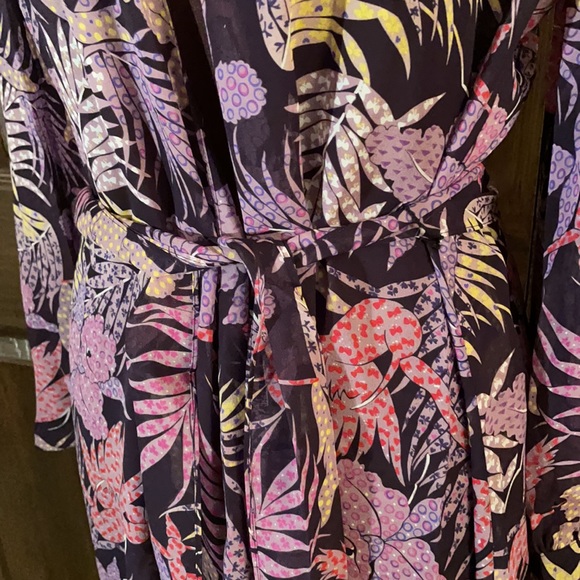 NWT Agent Provocateur Riva Kimono 100% silk Robe - Picture 2 of 7